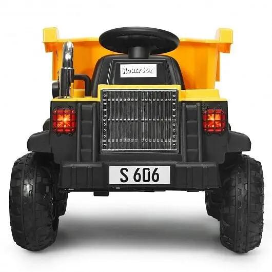 12V Battery Kids Ride On Dump Truck withEl Electric Bucket and ectric Dump Bed - Ladjyanoo
