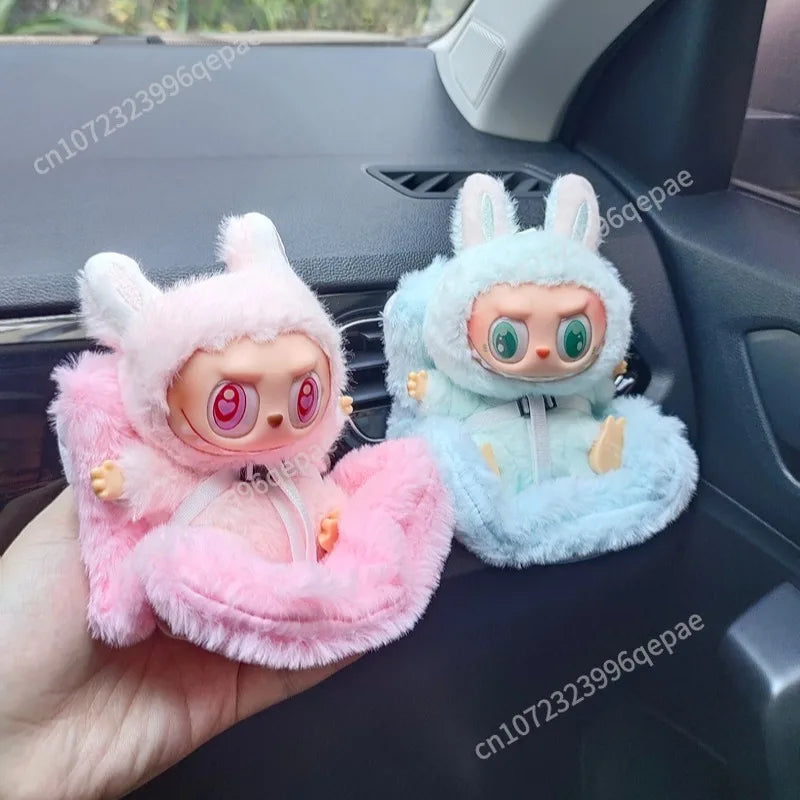 For 15-17Cm Doll Seat Air Outlet Aromatherapy Decoration Ornaments Holiday Gifts for Women Kid Labubu Car Interior Accessories