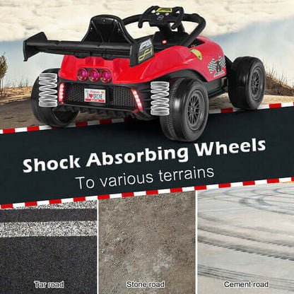 Pink 12V kids electric formula racing car with remote control toy vehicle | Montessori wooden Christmas tree with felt ornaments for kids decoration set | Small wooden Christmas