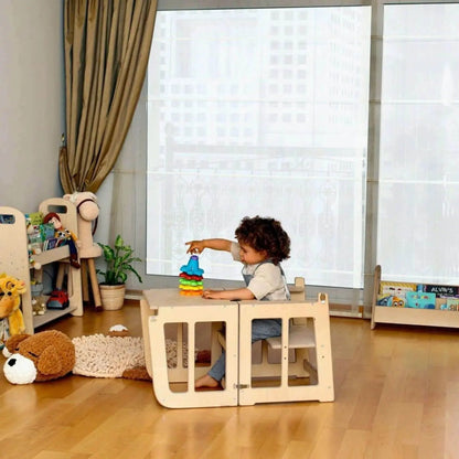 2in1 Montessori Learning Tower & Desk - Ladjyanoo