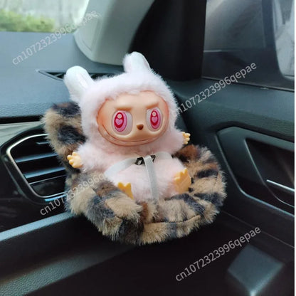 For 15-17Cm Doll Seat Air Outlet Aromatherapy Decoration Ornaments Holiday Gifts for Women Kid Labubu Car Interior Accessories