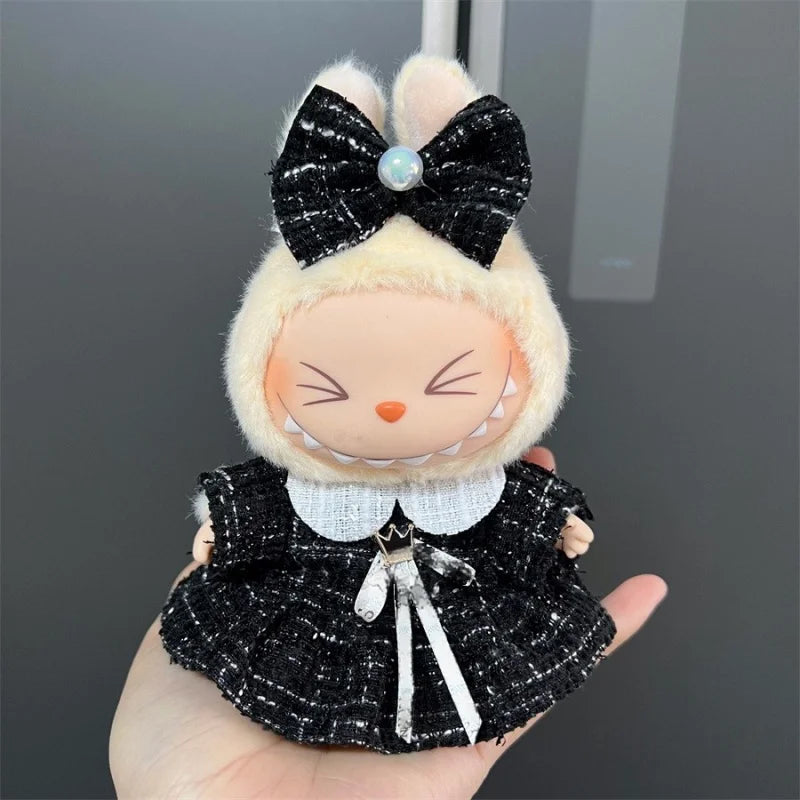 New Labubu Outfit Accessories for 17Cm Labubu V1 V2 Plush Doll'S Clothing Accessories