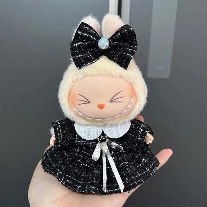 New Labubu Outfit Accessories for 17Cm Labubu V1 V2 Plush Doll'S Clothing Accessories