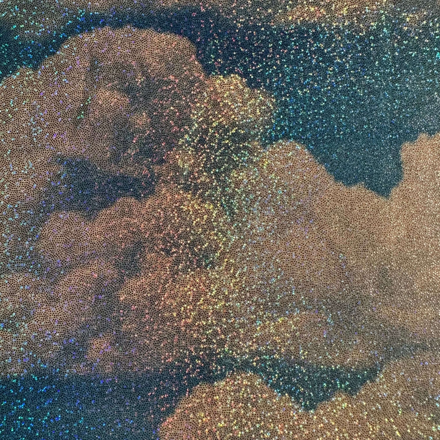 Cloud Hologram 4 Way Stretch Polyester Spandex | Spandex Palace - Ladjyanoo