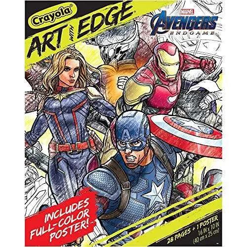 Crayola Marvel Avengers Endgame Coloring Pages - Ladjyanoo