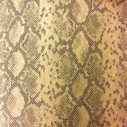 Matte Faux Python Snake Skin Vinyl Fabric - Ladjyanoo