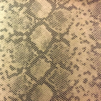 Matte Faux Python Snake Skin Vinyl Fabric - Ladjyanoo