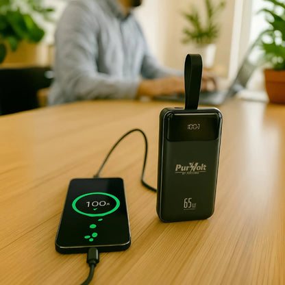 PurVolt 40,000mAh Ultra High-Capacity Power Bank – Powering Laptops, Phones & Beyond - Ladjyanoo
