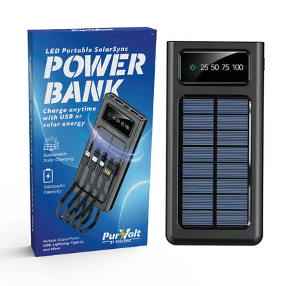 LED Portable Solarsync Power Bank – PoLED Portable Solarsync Power Bank – Power Anytime, Anywherewer Anytime, Anywhere - Ladjyanoo