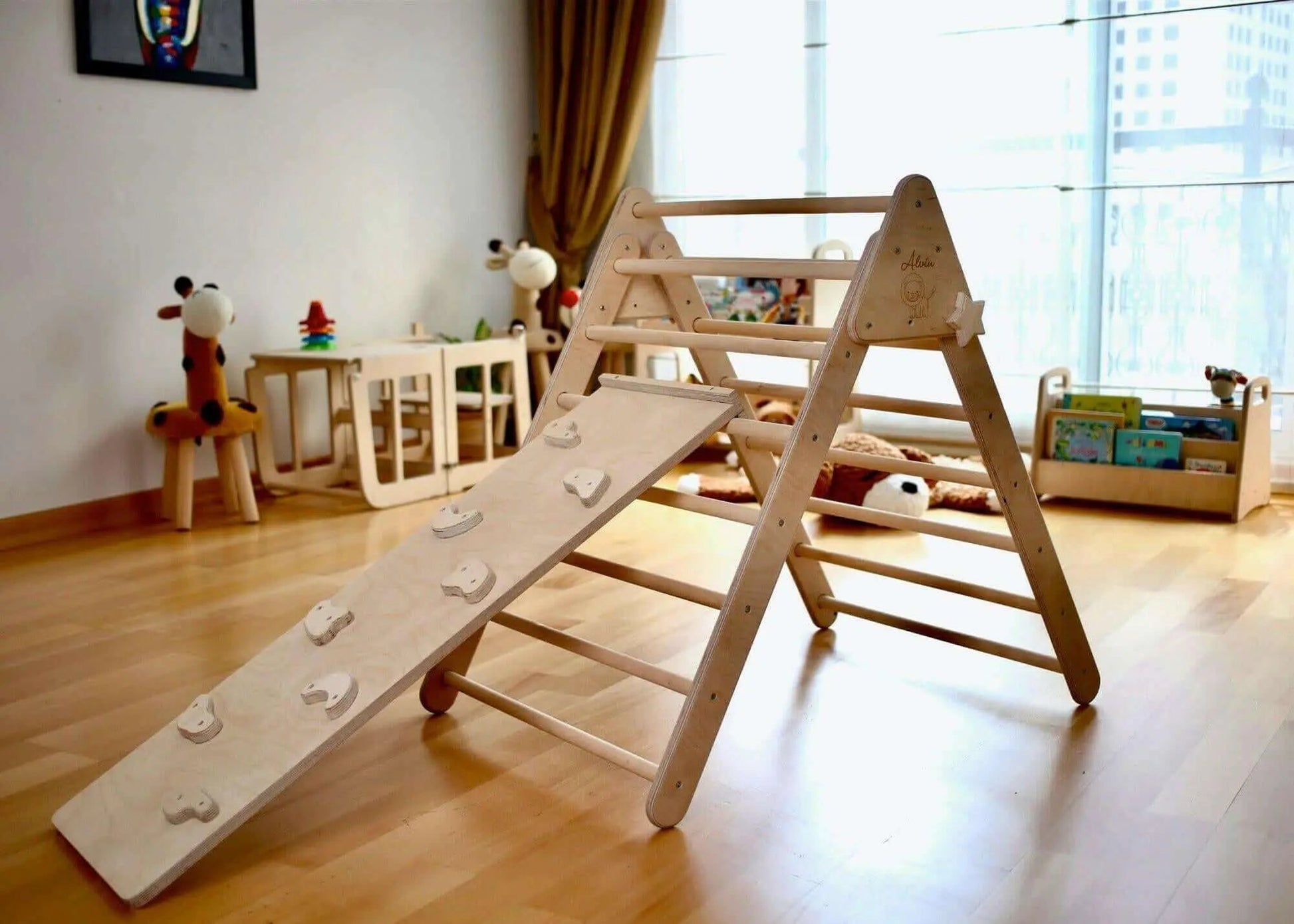 Reversible Rockwall Climbing / Sliding Ramp - Ladjyanoo