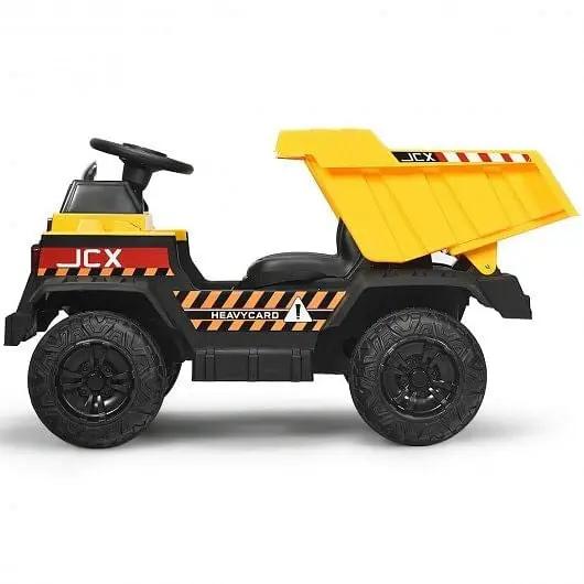 12V Battery Kids Ride On Dump Truck  withEl Electric Bucket and ectric Dump Bed - Ladjyanoo
