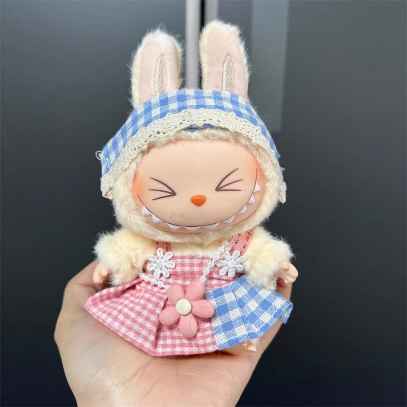 New Labubu Outfit Accessories for 17Cm Labubu V1 V2 Plush Doll'S Clothing Accessories