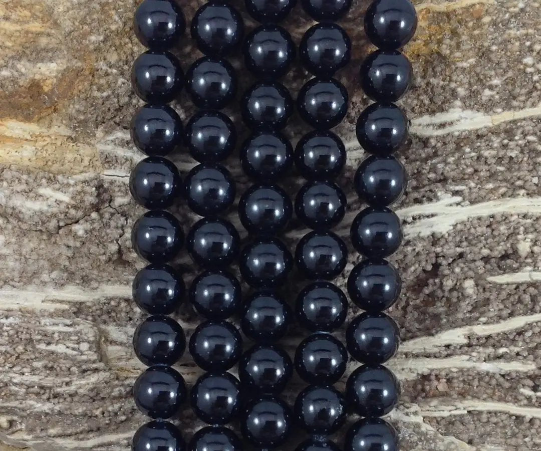 Black Tourmaline Round - Ladjyanoo