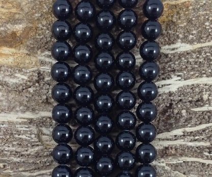 Black Tourmaline Round - Ladjyanoo