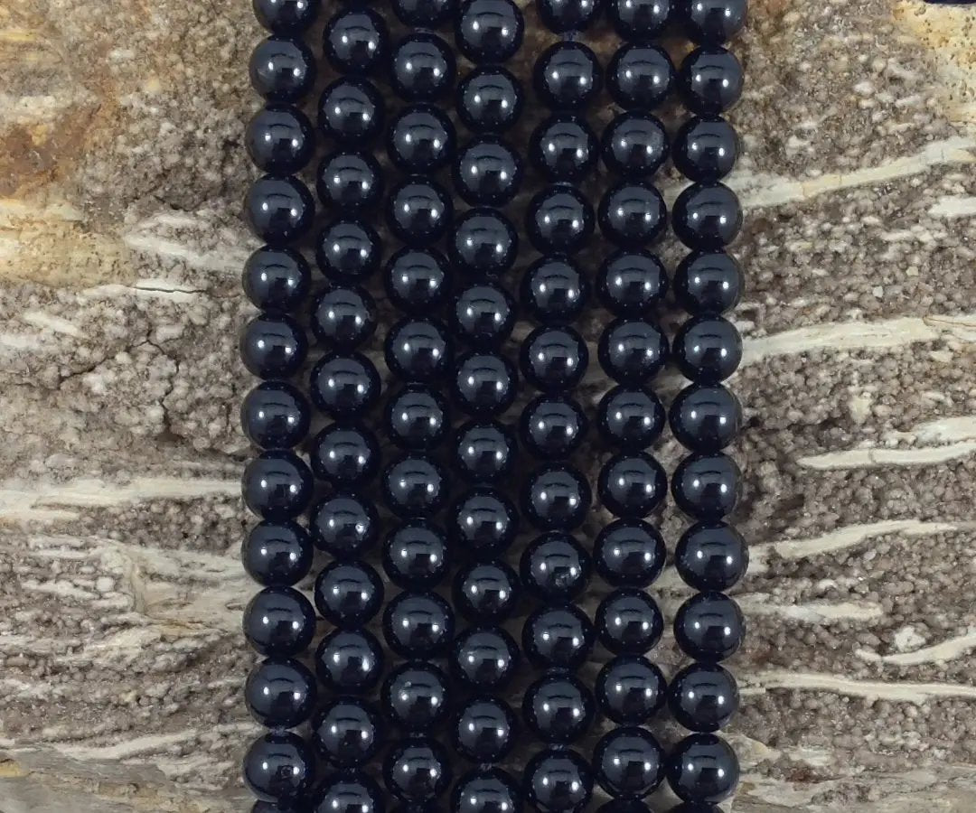 Black Tourmaline Round - Ladjyanoo