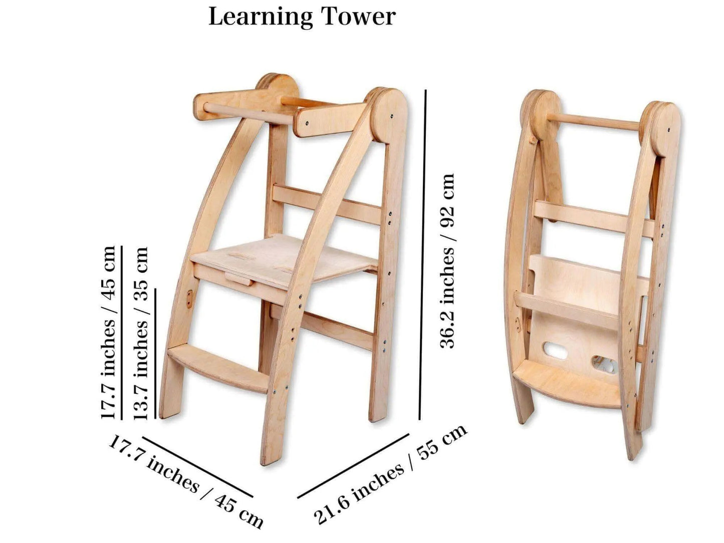 Montessori Foldable Toddler Tower - Ladjyanoo