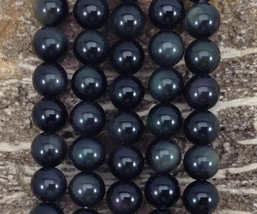 Rainbow Obsidian Round - Ladjyanoo