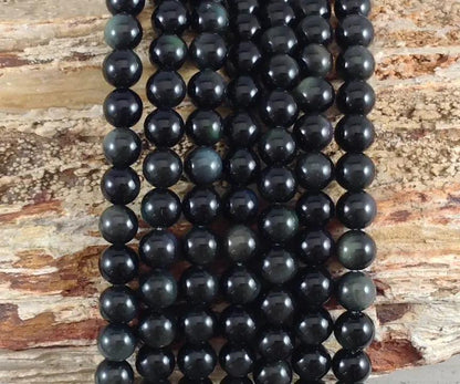 Rainbow Obsidian Round - Ladjyanoo