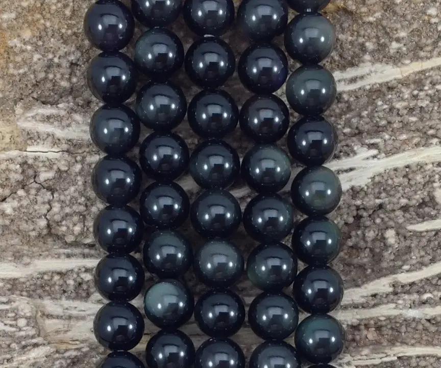 Rainbow Obsidian Round - Ladjyanoo